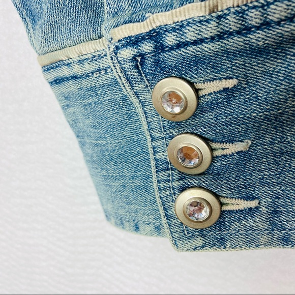 Willi Smith Blue Denim Jacket - Picture 7 of 9